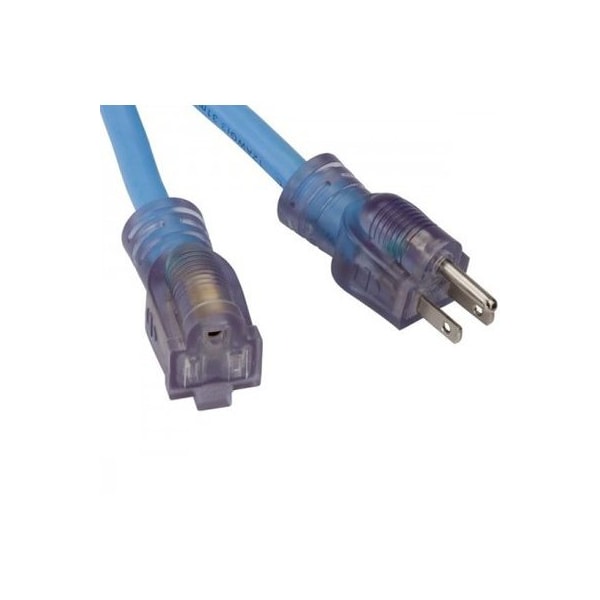 Bayco SJEOW Extension Cord, 12 AWG, Outdoor, 12/3, 1 Outlets, Blue, 25 ft BYSL-996 - main